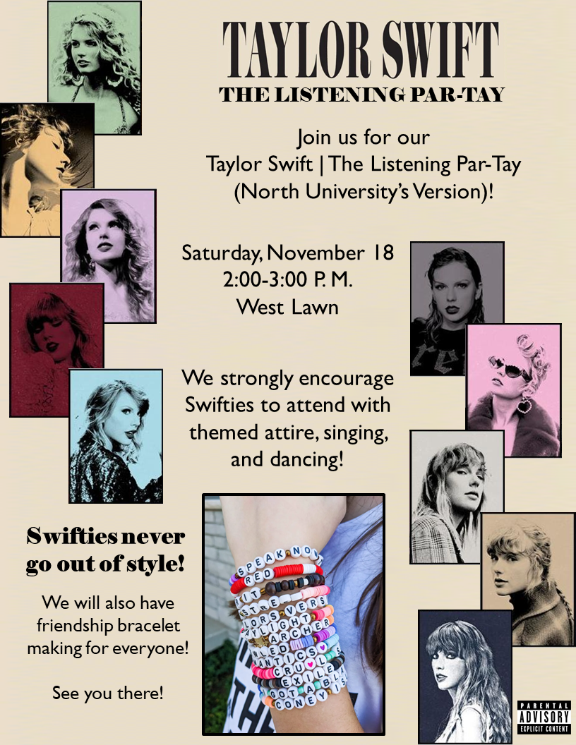 Taylor Swift The Listening ParTay (North University's Version) San